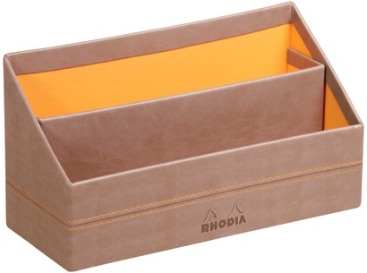 Rhodiarama Brievenhouder 25x10x14 taupe