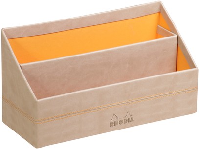 Rhodiarama Brievenhouder 25x10x14 beige