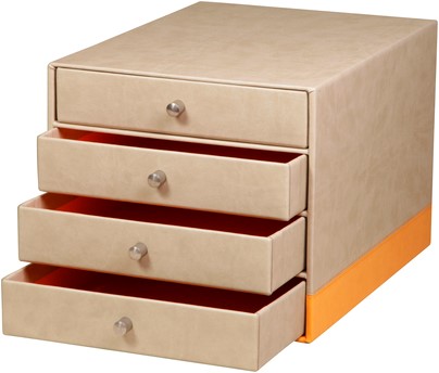 Rhodiarama ladenkast 4 laden beige-2