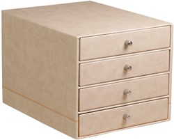 Rhodiarama ladenkast 4 laden beige