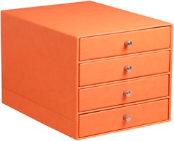Rhodiarama ladenkast 4 laden li.oranje