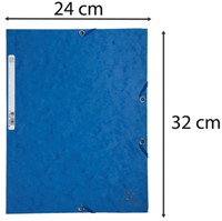EXACOMPTA ELASTOMAP A4 BLAUW-3