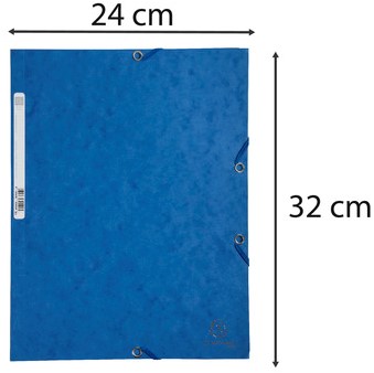 EXACOMPTA ELASTOMAP A4 BLAUW-3