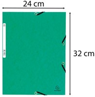 EXACOMPTA ELASTOMAP A4 GROEN-3