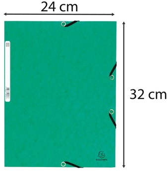 EXACOMPTA ELASTOMAP A4 GROEN-3