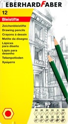 Potlood Eberhard Faber bliketui 12st. 12 hardtegraden