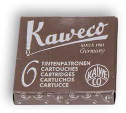Kaweco Kaweco Ink cartridges 6 pieces sepia