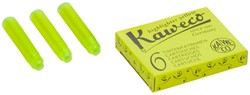 Kaweco Kaweco Ink cartridges 6 pieces glowing yellow