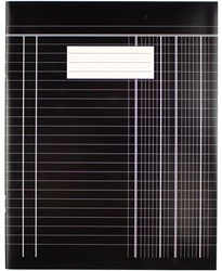 Kangaro Boekhoudschrift / Kasboek 40 bladzijden 165x210mm zwart