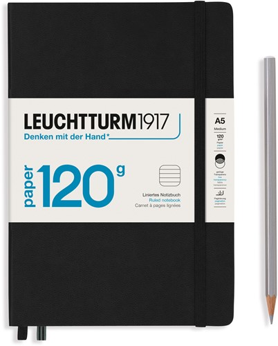 LEUCHTTURM1917 120G Edition - Notebook Hardcover Black ruled