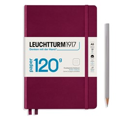 LEUCHTTURM1917 120G Edition - Notebook Hardcover Port Red