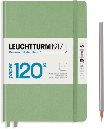LEUCHTTURM1917 120G Edition - Notebook Hardcover Sage dotted