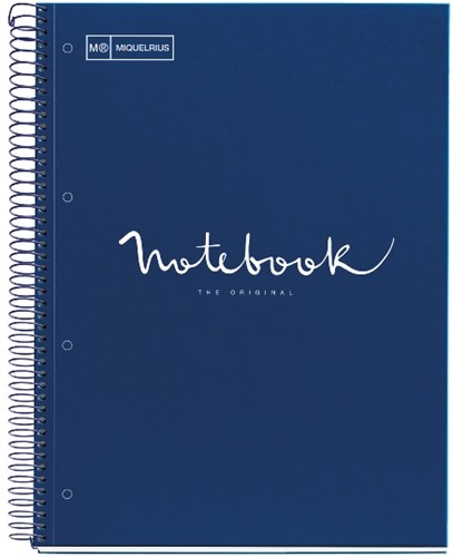 Miquelrius Notebook NB-1 A4 80 lijn 90G EMOTIONS NAVY