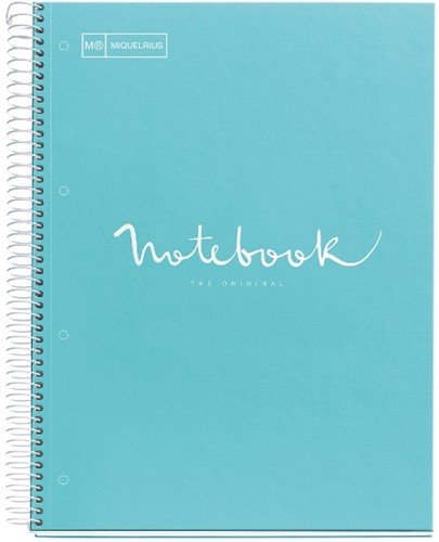 Miquelrius Notebook NB-1 A4 80 lijn 90G EMOTIONS SKYBLUE