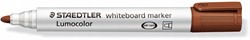 Staedtler Lumocolor Whiteboard marker stift 2mm Bruin