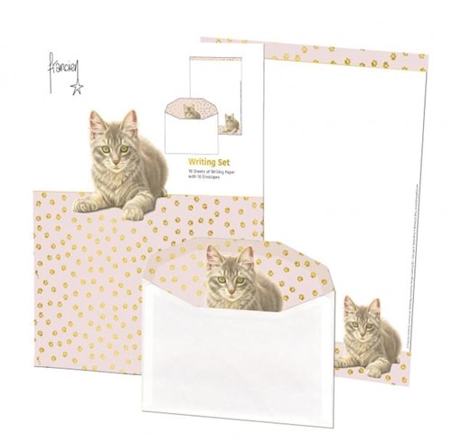 Briefpapier met enveloppen Franciens Kittens, Francien van Westering