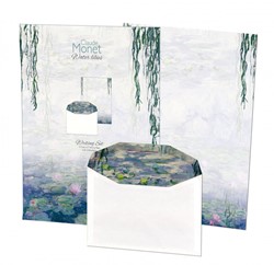 Briefpapier met enveloppen Water Lilies, Claude Monet