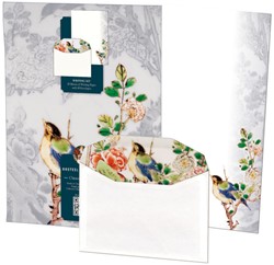 Briefpapier met enveloppen Chinese Porcelain, Kasteel De Haar