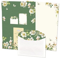 Briefpapier met enveloppen: White Elegance, Janneke Brinkman-Salentijn