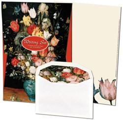 Briefpapier met enveloppen: J.Brueghel de Oude, Museum Wien
