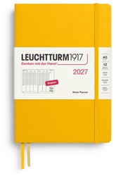 LEUCHTTURM1917 Week Planner Medium (A5) 2027 Sunflower