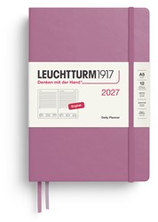 LEUCHTTURM1917 Daily Planner Medium (A5) 2027 Dusty Rose