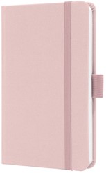 Sigel !Notitieboek Jolie Feel A6 SOFT PINK lijn 80gr HC