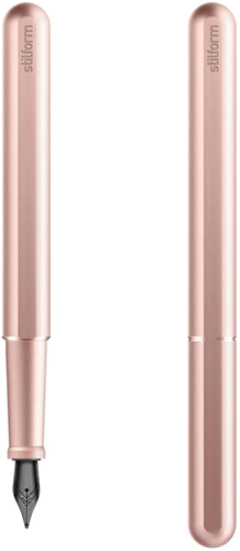 Stilform Vulpen Aluminium Rose Moon Black Steel Medium