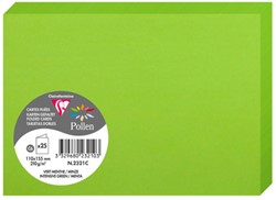 Pollen dubbele kaarten 110x155 Intensive green 25 stuks