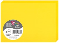 Pollen dubbele kaarten 110x155 Intensive yellow 25 stuks